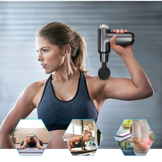 Muscle Massage Gun with 4 Heads FH-820 | Helps With Muscle Stiffness