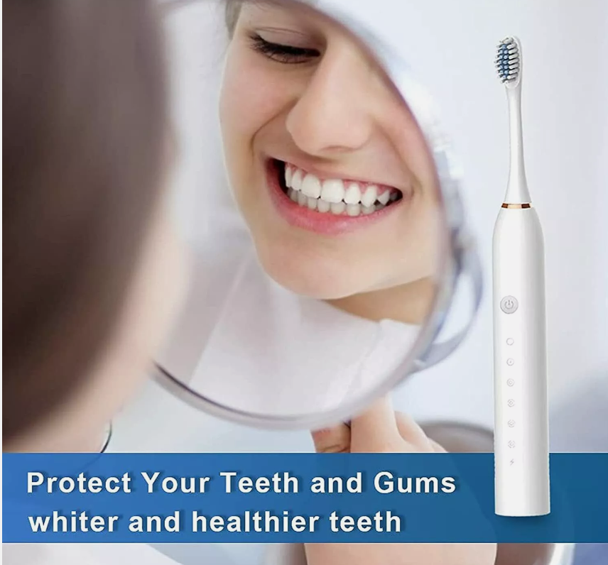 Ultrasonic Electric Toothbrush | Helps With Healthier And Whiter Teeths